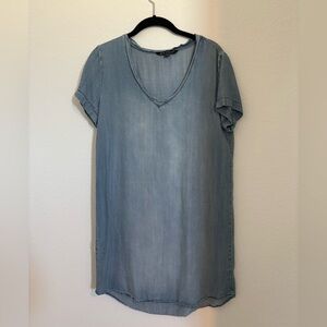 Denim style t-shirt dress